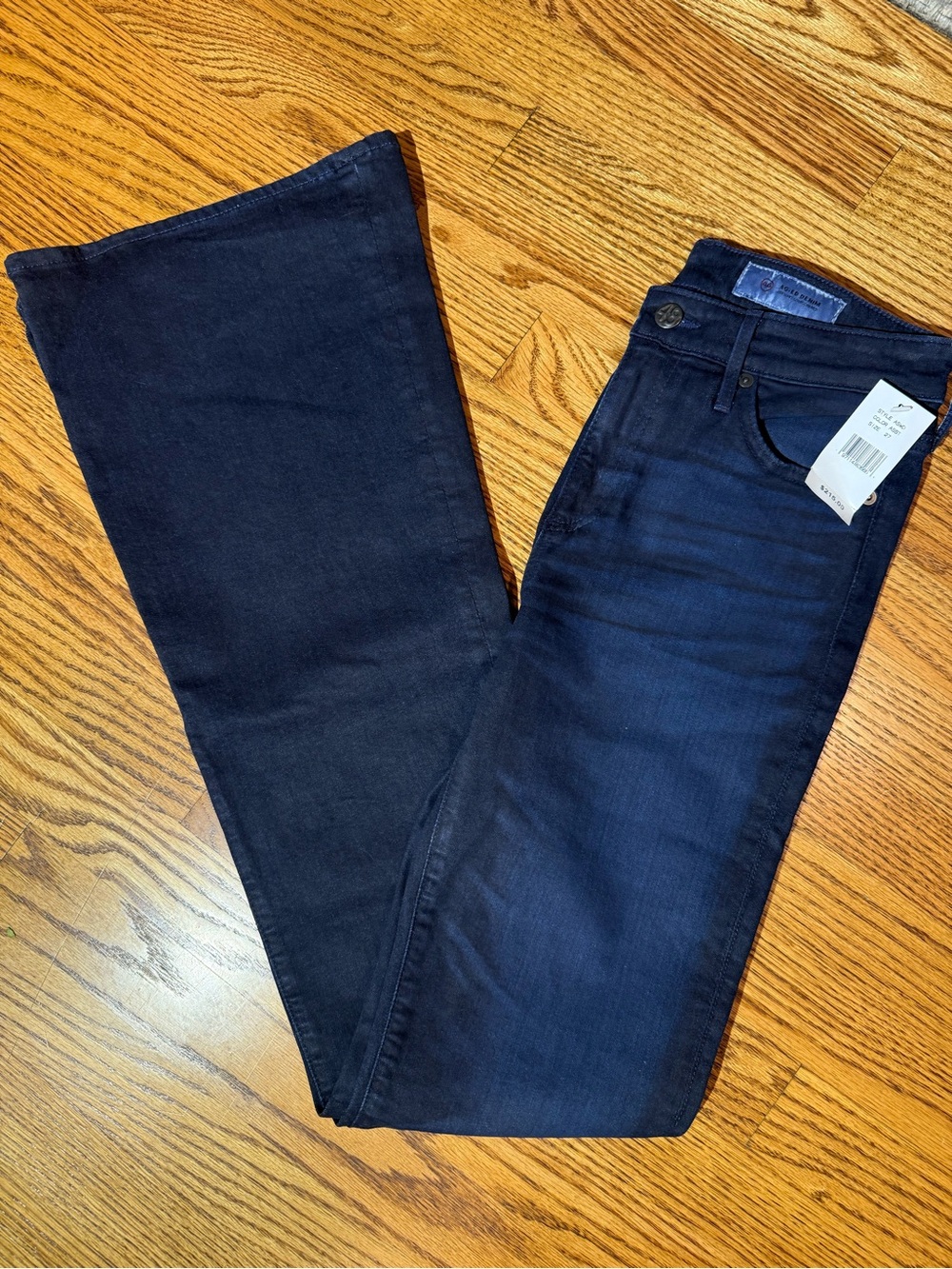 NWT AG JEANS Dark high rise Flare Jeans - Stretch Wide Leg